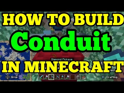 How To Build A Conduit In Minecraft