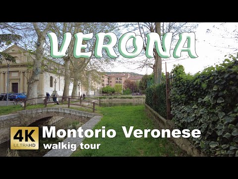 Verona, Montorio Veronese, Italy - Walking tour 2023 [4k 60 fps]