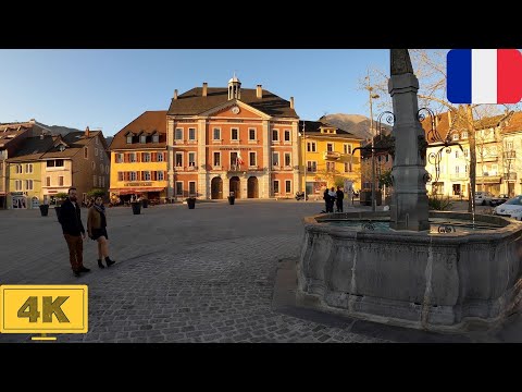 Bonneville in France | Spring【4K】