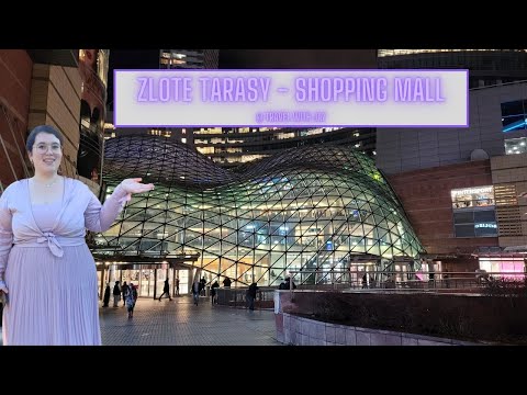 Zlote Tarasy, HUGE Shopping Mall in Warsaw, Poland 🇵🇱 (February 2023)