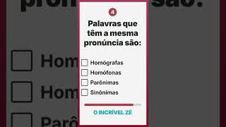 Quiz de Língua Portuguesa | Quantas acerta| Quiz