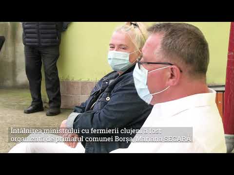 Ministrul Adrian Oros, dialog direct cu fermierii din zona Borșa