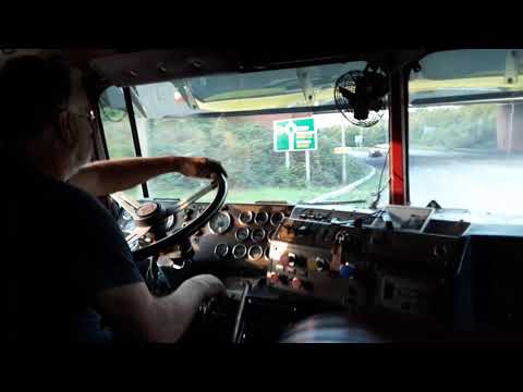 kenworth k100 aerodyne 3408 cat power short road run.
