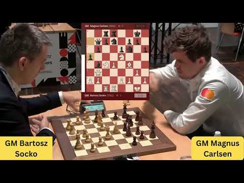 Magnus Carlsen Resigns vs GM Bartosz Socko | Blunder & Checkmate Threat | World Blitz 2021 #chess
