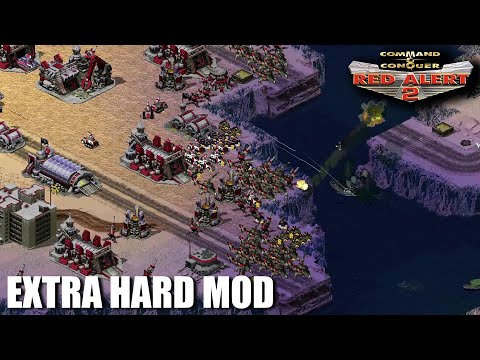 Red Alert 2 | Extra Hard Mod | Siege choppers are the best naval deterrent