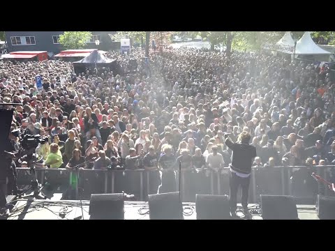 Vangrail op it befrijingsfestival Fryslân 2025 (Noardewyn Live / @OmropFryslan )