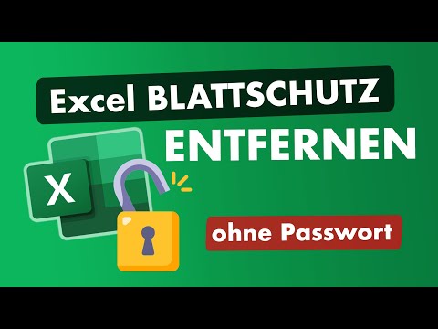 Excel Hack: Fix Blattschutz aufheben oder knacken - Passwort vergessen und entfernen