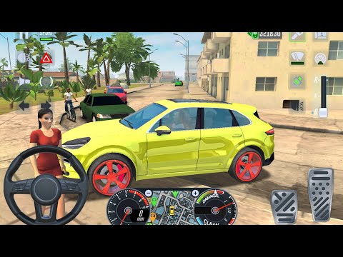 Porsche SUV Taxi Driving In Miami - Taxi Sim 2020 - Car Game Android Gameplay