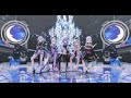 Genshin Impact MMD Furina X Ganyu X Ayaka X Kokomi X Barbara Queencard