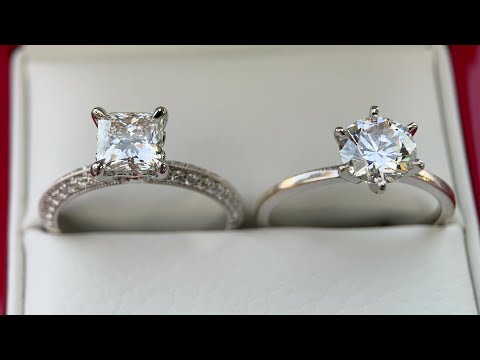 PRINCESS CUT vs. ROUND DIAMOND