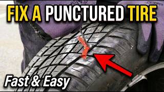 Fix a Punctured Tire at Home | DIY Tire Repair Kit Step-by-Step