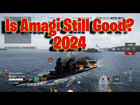 Is Amagi Still Good in 2024? (World of Warships Legends)
