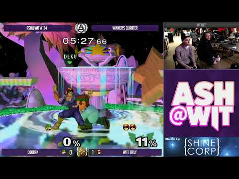 Cooran (Mario) vs WIT | ORLY (Captain Falcon) - ASH@WIT #134 Melee Winner's Quarters
