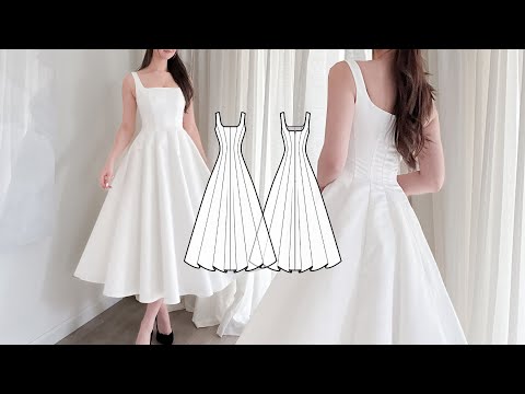 How to Sew a STUNNING Paneled Dress inspired by Oscar de la Renta:  Tutorial + Pearl Sewing Pattern