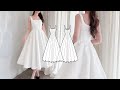 How To Sew A STUNNING Paneled Dress Inspired By Oscar De La Renta Tutorial Pearl Sewing Pattern