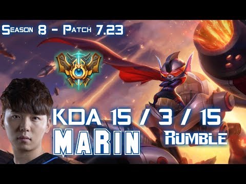 MaRin RUMBLE vs JARVAN IV Top - Patch 7.23 KR Ranked