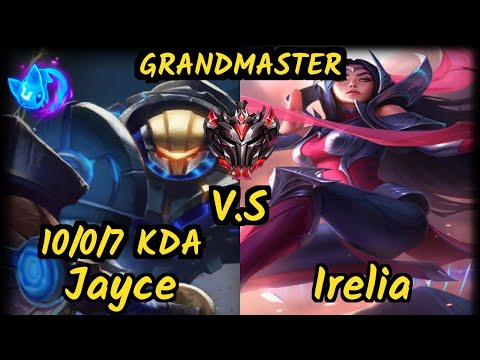 Milica (JAYCE) vs IRELIA - 10/0/7 KDA TOP GAMEPLAY - EUW Ranked GRANDMASTER