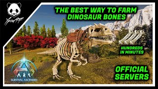 The Best DINOSAUR BONE Farm Location For The FEAR ASCENDED Event | ARK: Survival Ascended