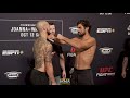 UFC Tampa: Cub Swanson vs. Kron Gracie Weigh-In Staredown - MMA Fighting
