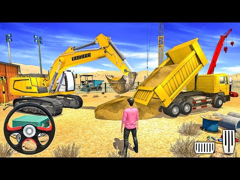 City Road Builder Highway Construction - Excavator Loading Simulator 3D - Android GamePlay