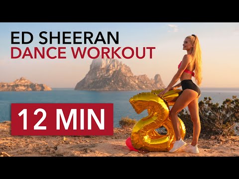 12 MIN ED SHEERAN DANCE WORKOUT - 25th Birthday Special / Happy Full Body Workout