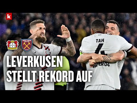 "Nach dem Liverpool-Aus ist Bayer wohl der Top-Favorit": Leverkusen knackt Rekord | Bayer - West Ham