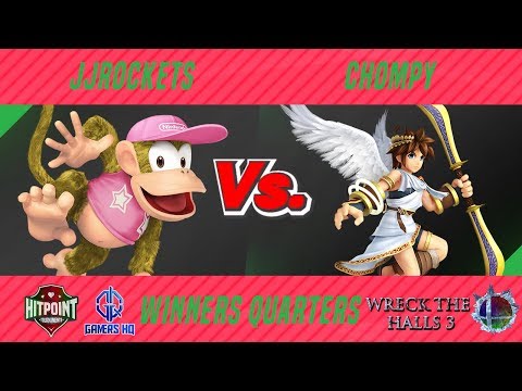 Wreck the Halls 3 WQ - JJROCKETS (Diddy Kong) vs Chompy (Pit)