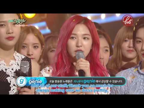 (Engsub) Red Velvet's Wendy Rapping The Winning Speech