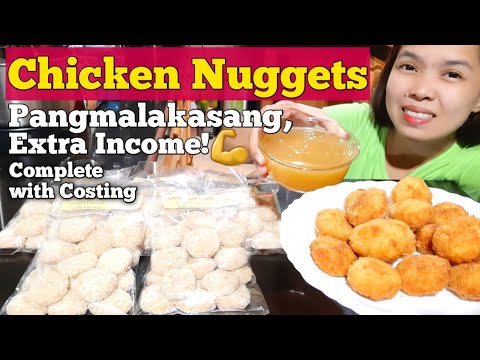 Chicken Nuggets Pangnegosyo Recipe, Complete with Costing