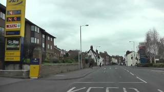 preview picture of video 'Driving Along Bromyard Road, The Homend, High Street & The Southend, Ledbury, Herefordshire, England'