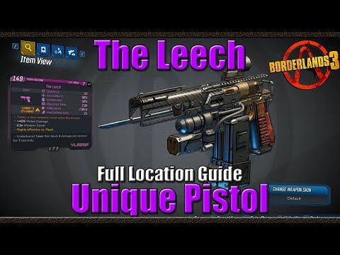 Borderlands 3 | The Leech | Unique Pistol | Full Location Guide