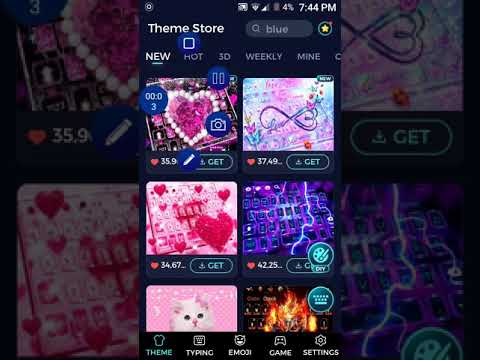 How to put background on keyboard