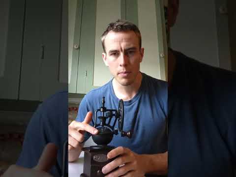 Review of Manual Coffee Grinder,IMAVO Vintage Style 【Great Gift】 Wooden Coffee Grinder