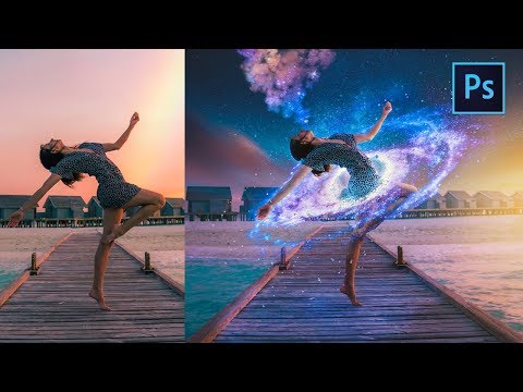 [ Photoshop Manipulation ] How to create Galaxy ...