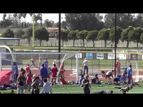 VarG 400m vs HB 4-16-15 - Los Alamitos Girls