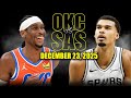 San Antonio Spurs Vs Oklahoma City Thunder Full Game Highlights December 23 2025 NBA Season