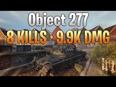 Object 277 - Storming Fjords (8 Kills - 9.9k Dmg)