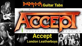 London Leatherboys - Accept - Guitar + Bass TABS Lesson
