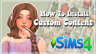 How To Download and Install Custom Content 🌱 // The Sims 4