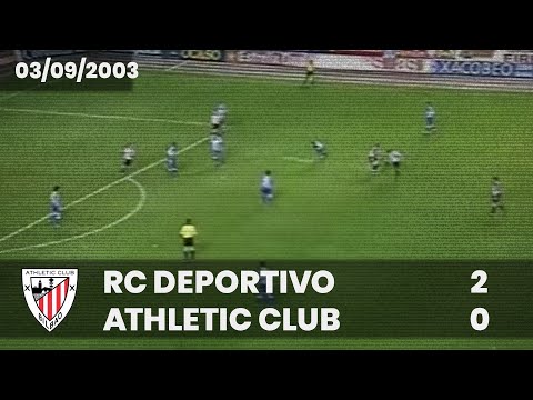 ⚽️ [Liga 03/04] J2 I RC Deportivo 2 - Athletic Club 0 I LABURPENA