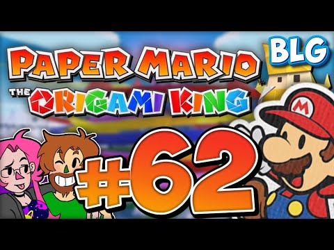 Lets Play Paper Mario: The Origami King - Part 62 - Green Streamer Battle