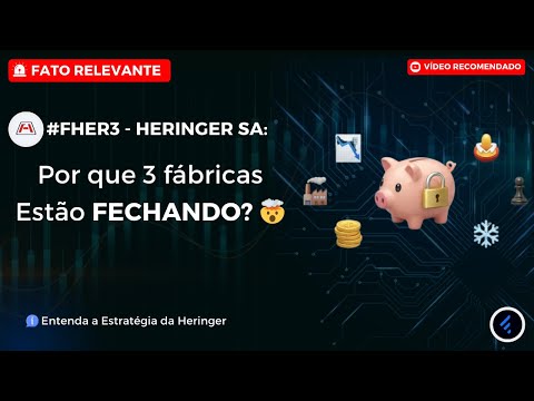 Thumbnail do vídeo: #FHER3: O Que Aconteceu com a Heringer? Por Que 3 FÁBRICAS Estão FECHANDO? Entenda a Estratégia