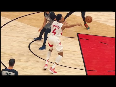 Scottie Barnes CLUTCH 200 IQ PASS!