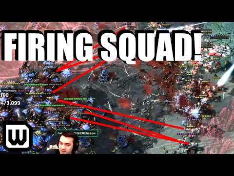 Starcraft 2: EPIC GHOST FIRING SQUAD! (Heromarine vs Elazer)