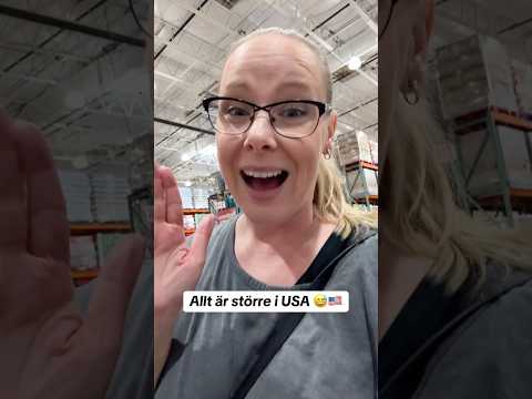 Allt är större i USA 😅🇺🇸