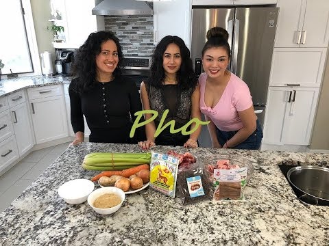 How to Make Pho (Beef Noodle Soup - Lao Style)