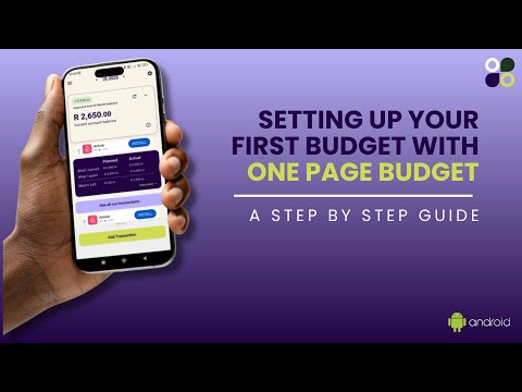 One Page Budget