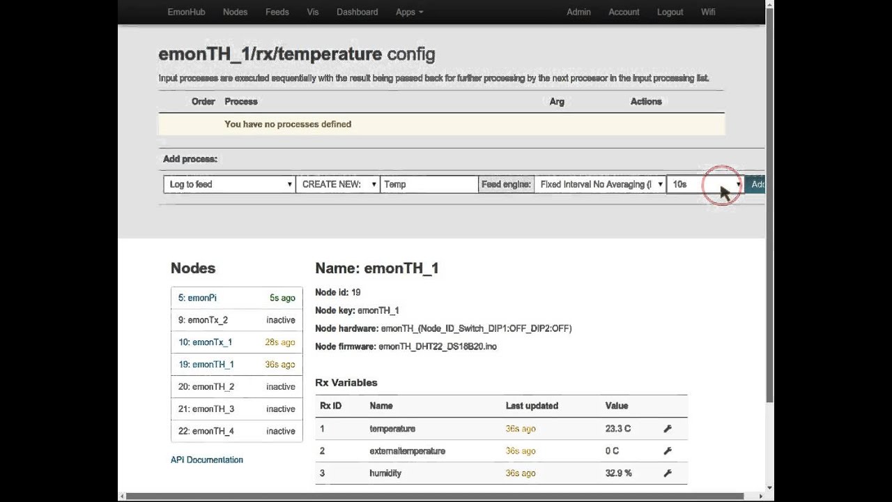 emonPi Setup 3/6: Logging data locally