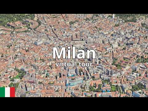 Milan From Above, The Most Iconic Places, Italy