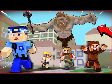 CANAVAR KAZIM ŞEHRE SALDIRDI, İNSANLAR ŞEHRİ TERK ETTİ! 😱 - Minecraft